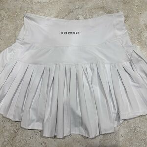 White Gold Hinge Skirt